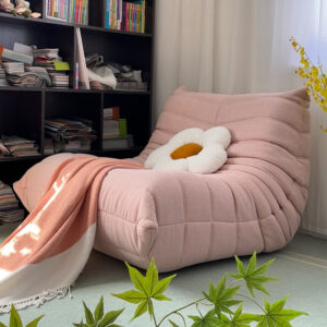 Modern Caterpillar Sofa Set Welfare Bean Bag for Small Apartments Balconies Removable Washable Fabric Leisure Chair Foam Filled