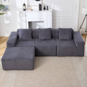 Modern Modular Seal Foam Couch and Chair Set Good Price Living Room Furniture with Decor Park Application