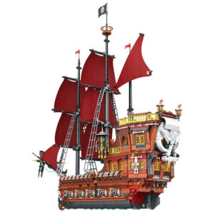 Pirate Ship Small Particle Building Blocks Adult Difficulty Navigation Model Boxed Educational Anime Toy