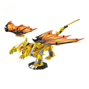 452Pcs Lloyd Golden Ultra Dragon Model Collectible Building Block Set With Figurines