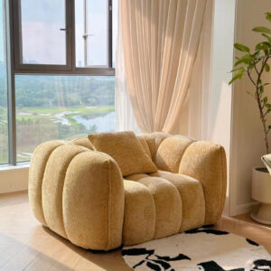 Modern Compressed Armchair Foam Couch Vaccum Compression Pack Compressed Lazy Sofa Bench