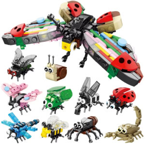 Building Toy Set Animal Figures Build Options Gift Idea for Kids Boys Girls Child Assemble Toys Block Bricks