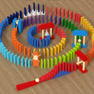 1200 Pieces Unisex Wooden Building Blocks Children's Early Education Hot Sale Toy for Ages 2-4 Years